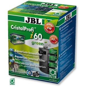 JBL CristalProfi  i60 greenline - Внутренний угловой фильтр для аквариумов 40-80 литров, 150-420 л/ч