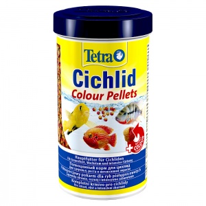 Tetra Cichlid Colour Корм для усиления насыщенности окраса цихлид, гранулы 500 мл/165гр