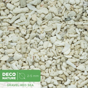 DECO NATURE GRAVEL RED SEA - Натуральная коралловая крошка для аквариума фракции 2-5 мм, 2,3л