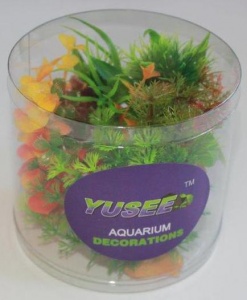 картинка Набор из шести искусственных растений в пластиковой баночке 70402A-F от компании Аксолотль