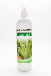AQUAERUS КАЛИЙ 500 мл, Концентрированное удобрение для аквариумных растений с калием