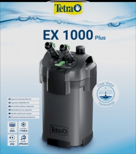 Tetra EX 1000 Plus - Внешний фильтр, 1150 л./ч. ( до 300 литров)