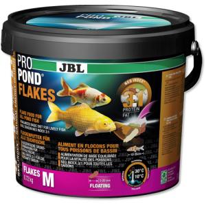 JBL ProPond Flakes M - Основной корм для прудовых рыб ср. размера, плав. хлопья, 0,72