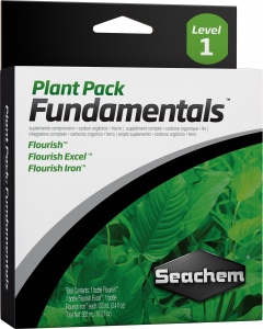 Seachem Plant Pack: Fundamentals Комплекс добавок микроэлементов, 3x100мл.
