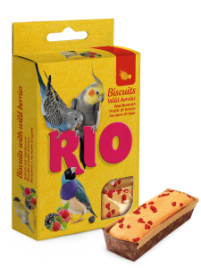 RIO Бисквиты для птиц с лесными ягодами, 35г