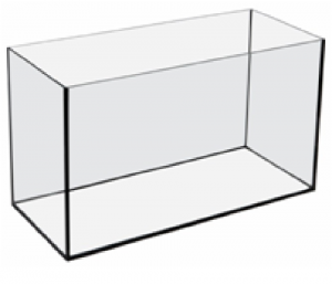 Аквариум Акватех прямоугольный 60л. 600х250х400 (стекло 5 мм)