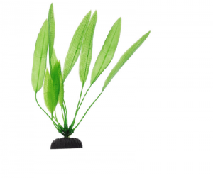 Пластиковое растение Plant 009 - Эхинодорус Амазонский ЗЕЛЕНЫЙ, 10 см