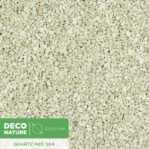 DECO NATURE QUARTZ RED SEA - Натуральный коралловый песок фракции 0,5-1,3 мм, 3,5л