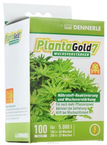 Dennerle Planta Gold 7 - Стимулятор роста для всех аквариумных растений в капсулах, 100 шт. на 5000