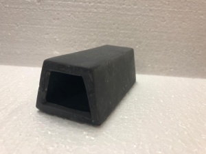 Грот-укрытие керамическое 12.4*5.2*4.2 см (черный) (TW1313B)
