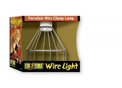 Светильник на зажиме с фарфоровым патроном Wire Light малый до 150 Вт