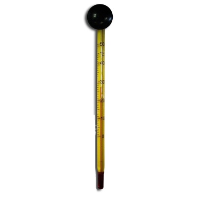 Термометр стеклянный тонкий с присоской (Китай)