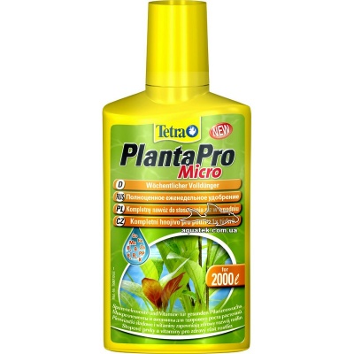 Tetra PlantaPro Micro 250ml, Полноценное удобрение: микроэлементы и витамины для роста растений