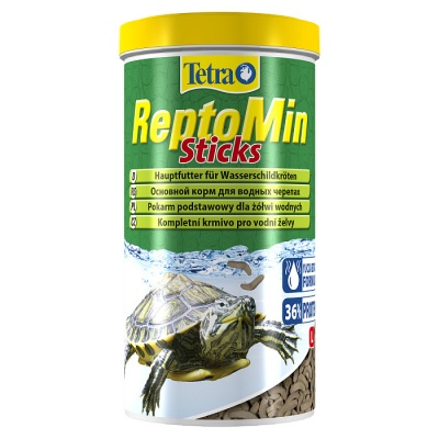 Tetra ReptoMin Sticks Основной витаминизированный корм для водяных черепах 1000 мл